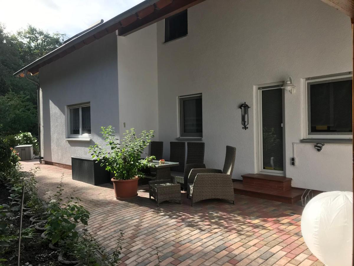 Grosszuegige Ferienwohnung Am Waldesrand Im Seenland Lauta Esterno foto