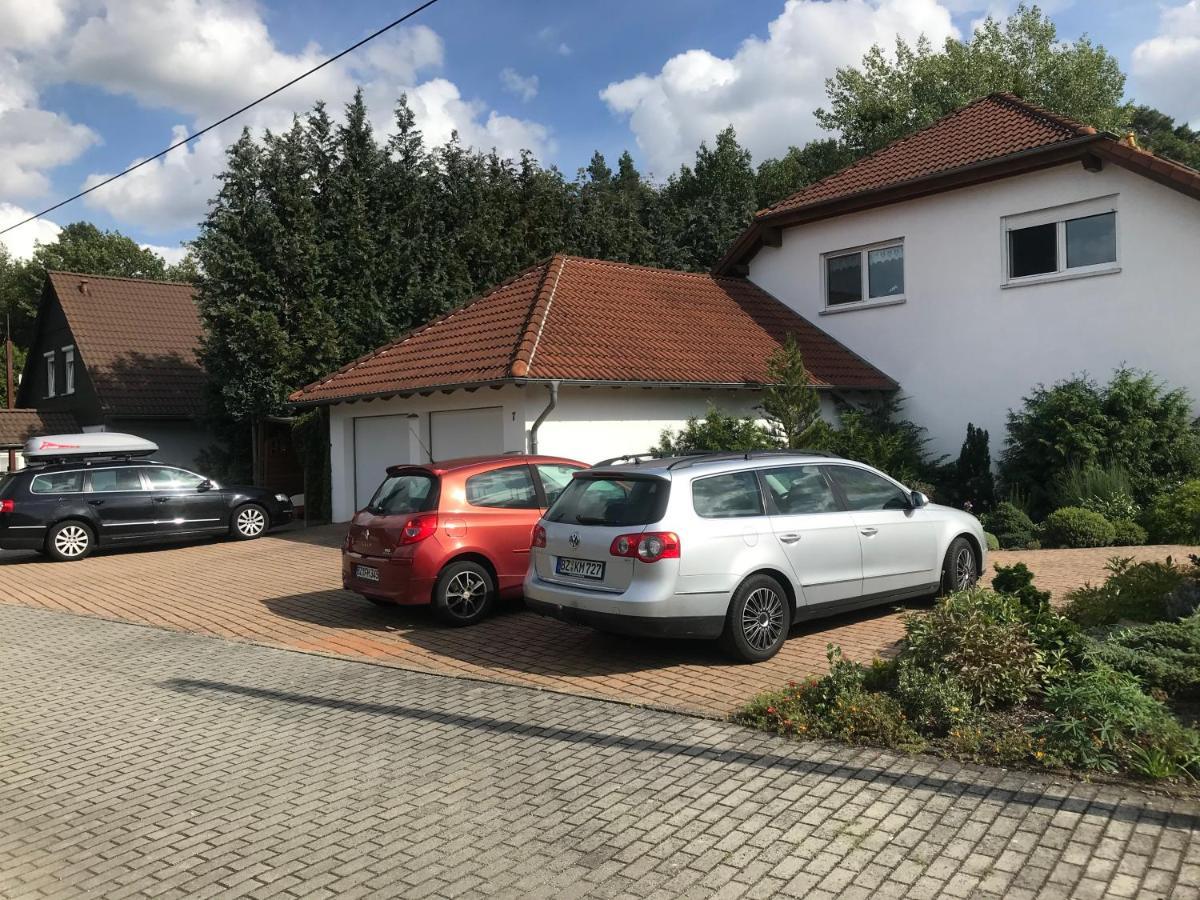 Grosszuegige Ferienwohnung Am Waldesrand Im Seenland Lauta Esterno foto