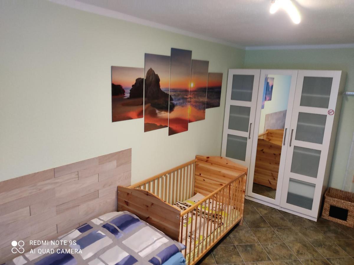 Grosszuegige Ferienwohnung Am Waldesrand Im Seenland Lauta Esterno foto